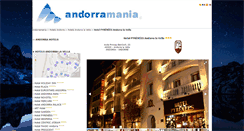 Desktop Screenshot of hotelpyrenees.andorramania.com