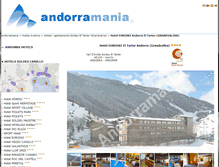 Tablet Screenshot of hoteleuroski.andorramania.com