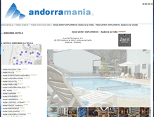 Tablet Screenshot of hotel-diplomatic-andorra.andorramania.com