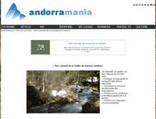 Tablet Screenshot of parcs-naturels-andorre.andorramania.com