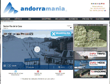 Tablet Screenshot of andorramania.com