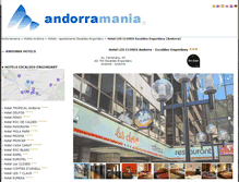Tablet Screenshot of hotel-les-closes-escaldes-engordany.andorramania.com