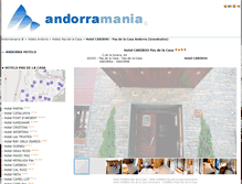 Tablet Screenshot of hotelreialpirineus.andorramania.com