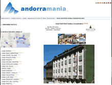 Tablet Screenshot of hotel-austria-soldeu.andorramania.com