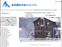 Tablet Screenshot of abba-suites-hotel.andorramania.com
