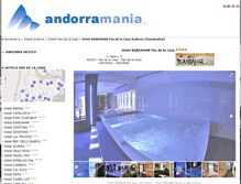 Tablet Screenshot of hotelkandahar.andorramania.com