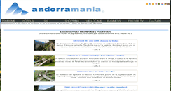 Desktop Screenshot of andorre-excursions.andorramania.com