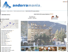 Tablet Screenshot of hotelguillem.andorramania.com