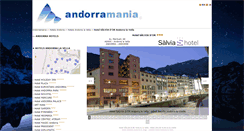 Desktop Screenshot of hotelsalvia.andorramania.com