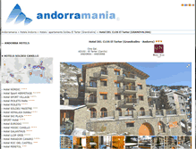 Tablet Screenshot of hoteldelclos.andorramania.com