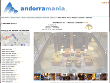 Tablet Screenshot of hotel-magic-ski.andorramania.com