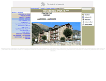 Tablet Screenshot of hotelprats.andorramania.com
