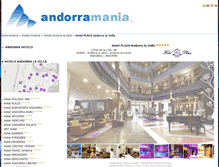 Tablet Screenshot of hotelplaza.andorramania.com
