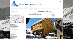Desktop Screenshot of hotelguineu.andorramania.com