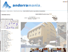 Tablet Screenshot of hotelguineu.andorramania.com