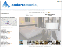 Tablet Screenshot of hoteleurotel.andorramania.com