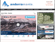 Tablet Screenshot of andorramania.ad