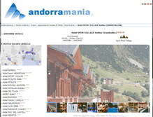 Tablet Screenshot of hotelsportvillage.andorramania.com
