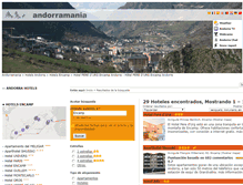 Tablet Screenshot of hotelperedurg.andorramania.com