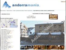 Tablet Screenshot of hotel-bruxelles-soldeu.andorramania.com