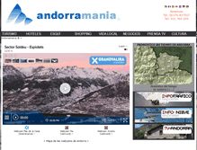 Tablet Screenshot of andorramania.net