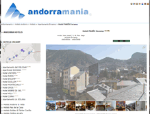 Tablet Screenshot of hotelparis.andorramania.com