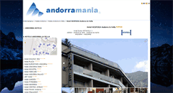 Desktop Screenshot of hotel-hesperia-andorra.andorramania.com