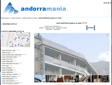 Tablet Screenshot of hotel-hesperia-andorra.andorramania.com