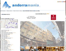 Tablet Screenshot of hotelandorrapalace.andorramania.com