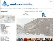 Tablet Screenshot of aparthotelcasavella.andorramania.com
