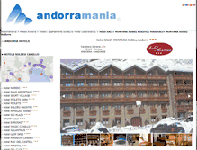 Tablet Screenshot of hotelxaletmontana.andorramania.com