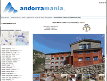 Tablet Screenshot of hotel-magic-canillo.andorramania.com