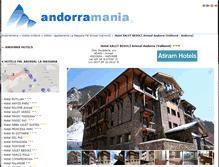 Tablet Screenshot of hotelxaletbesoli.andorramania.com