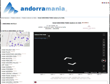 Tablet Screenshot of hotelandorrapark.andorramania.com
